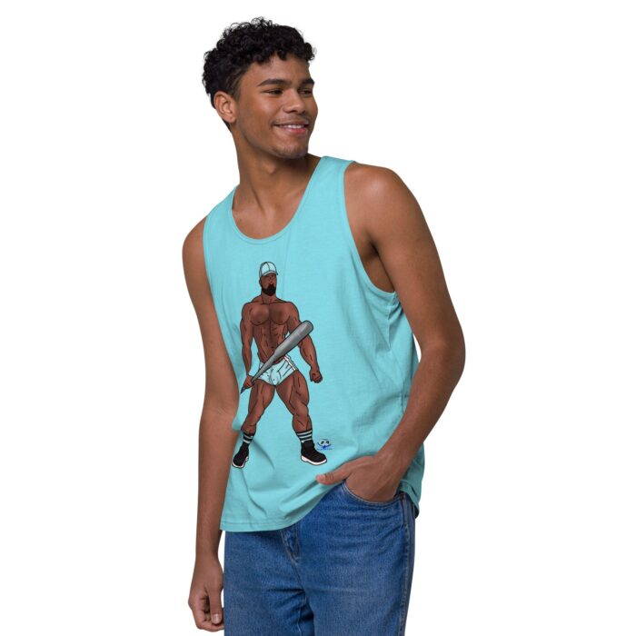 Men’s premium tank top - Batter Up - Image 44
