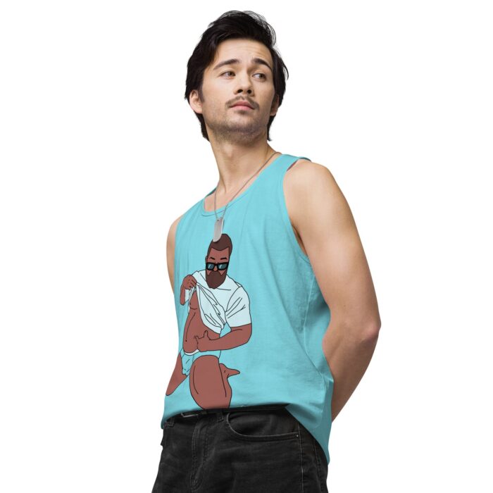 Men’s premium tank top - Belly Pride - Image 55