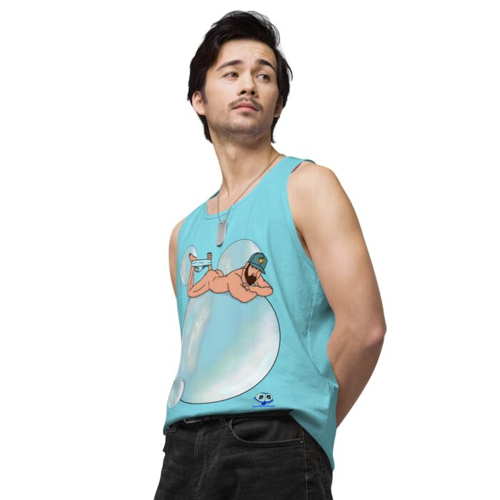 Men’s premium tank top - Bubbles - Image 54
