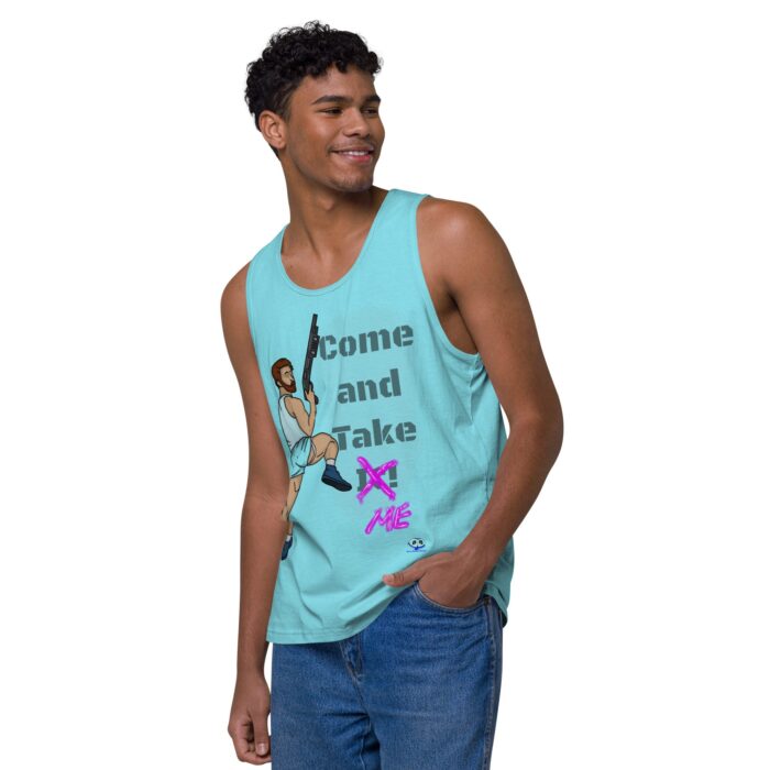Men’s premium tank top - Come and Take Me - Image 35