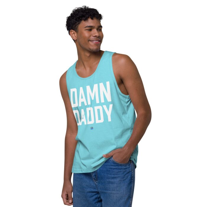 Men’s premium tank top - Damn Daddy - Image 43
