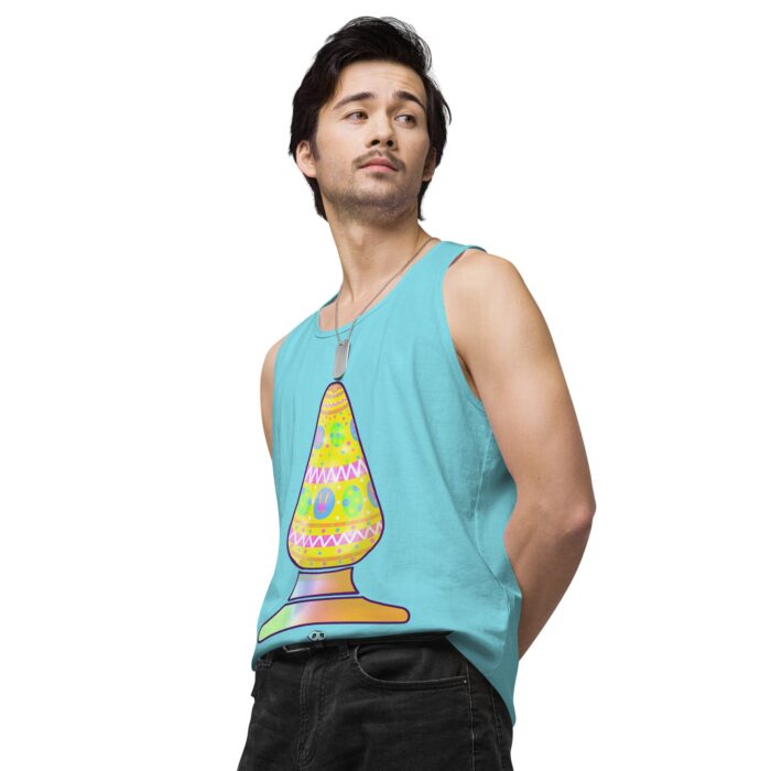 Men’s premium tank top - Easter Egg Butt Plug - Image 45