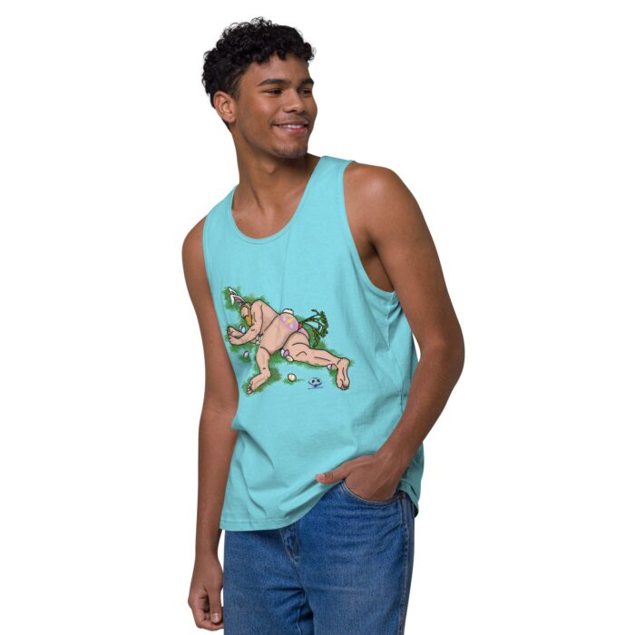 Men’s premium tank top - Egg Hunt - Image 35