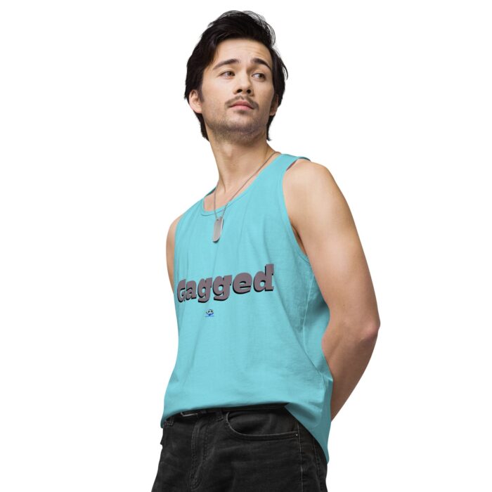 Men’s premium tank top - Gagged - Image 54