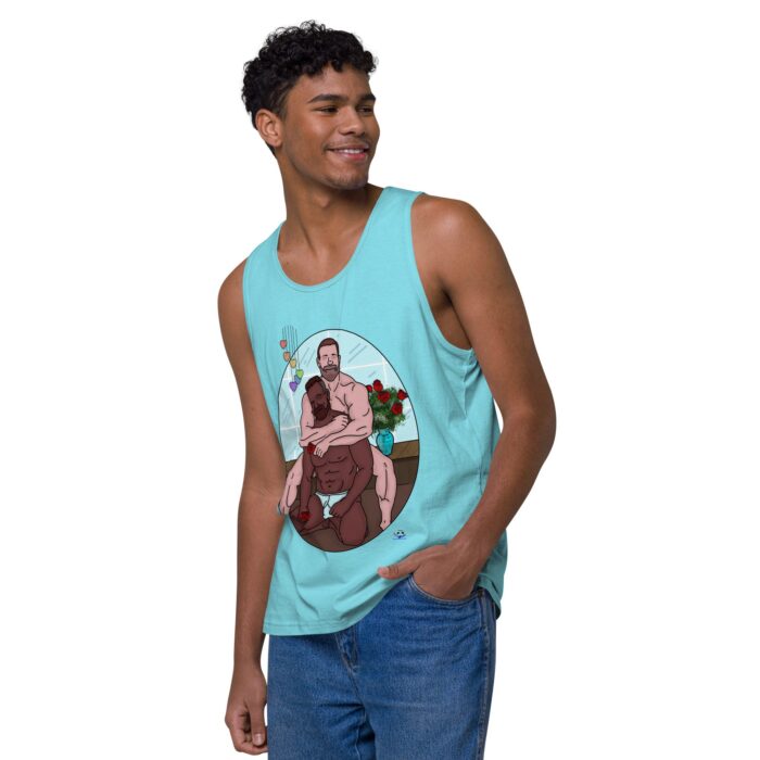 Men’s premium tank top - Guns & Roses - Image 35