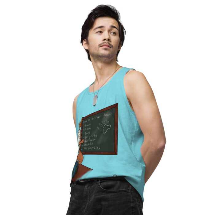 Men’s premium tank top - How To Attract A Bear - Image 54