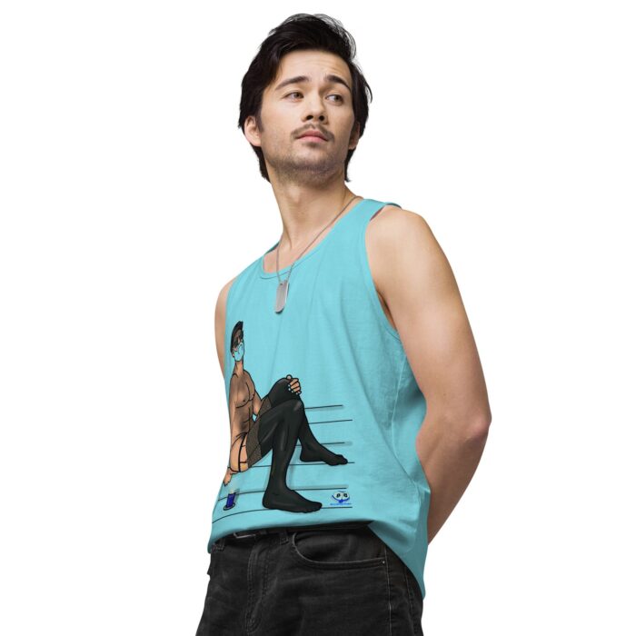 Men’s premium tank top - Leather and Lace - Image 55