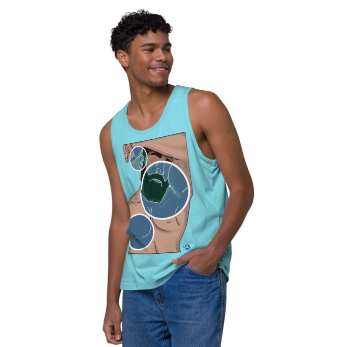 Men’s premium tank top - Negative Feelings - Image 35