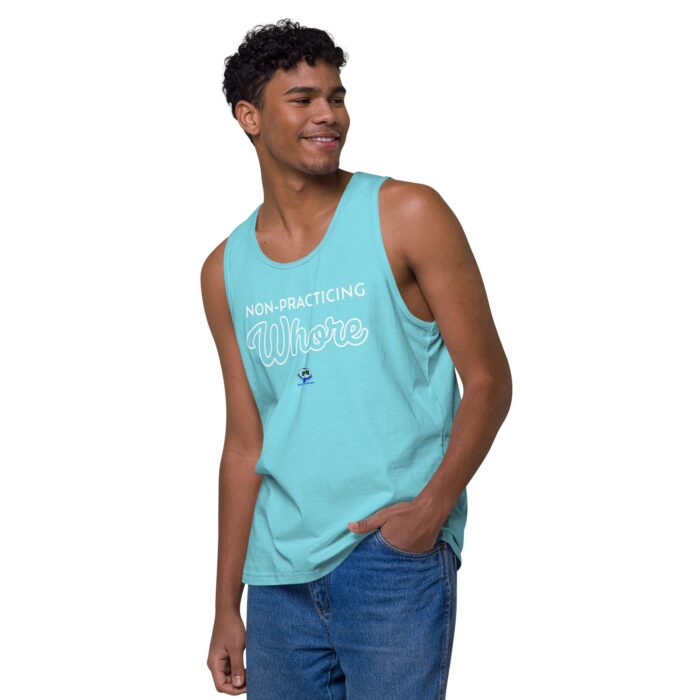 Men’s premium tank top - Non-Practicing Whore - Image 43