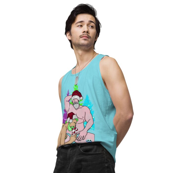 Men’s premium tank top - Peppermint Stick - Image 54