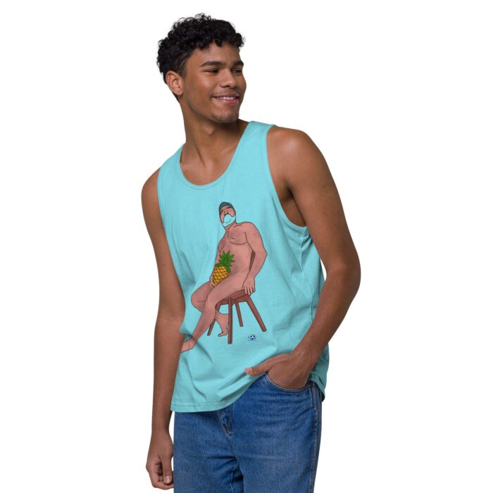 Men’s premium tank top - Pineapple Makes It Sweet - Image 43
