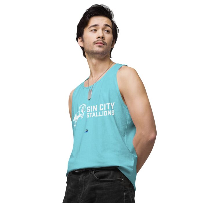 Men’s premium tank top - Sin City Stallions - Image 54