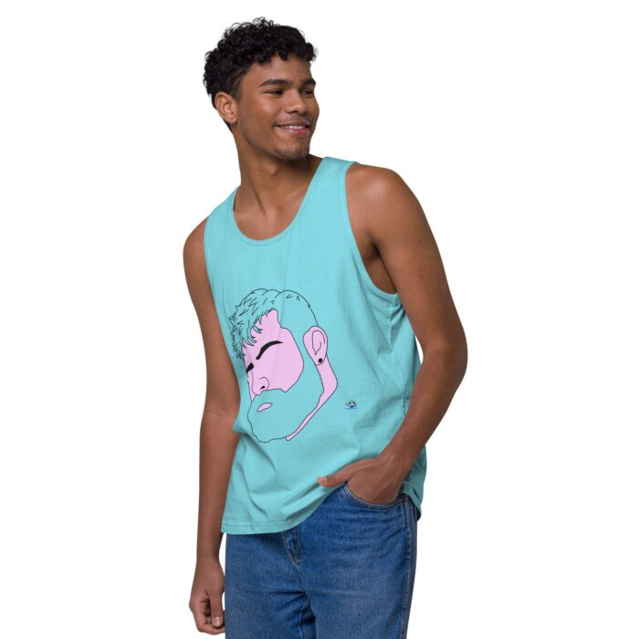 Men’s premium tank top - Smolder - Image 43