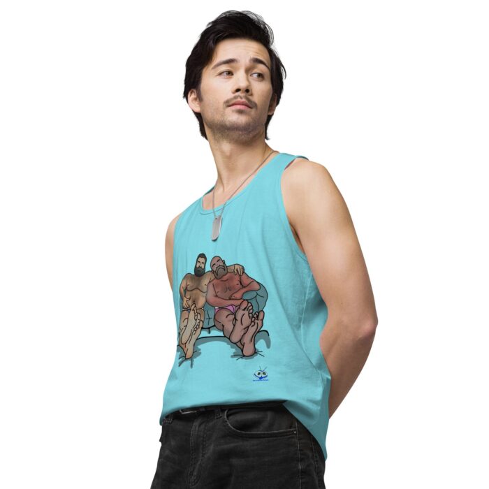 Men’s premium tank top - Staying In - Image 54