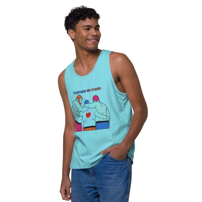 Men’s premium tank top - Together We Stand - Image 35