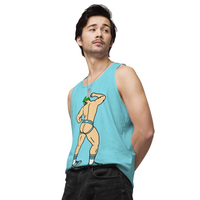 Men’s premium tank top - Up Against The Wall - Image 54