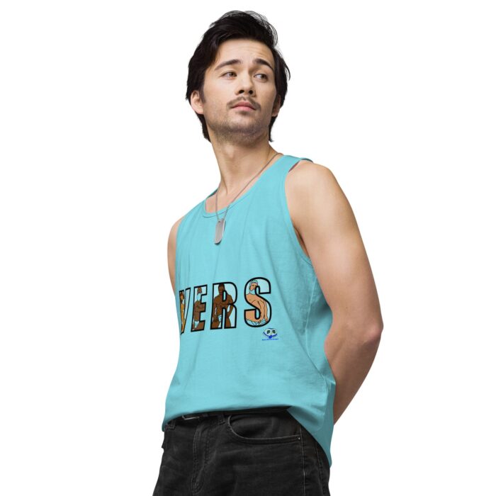 Men’s premium tank top - VERS Cutout - Image 54