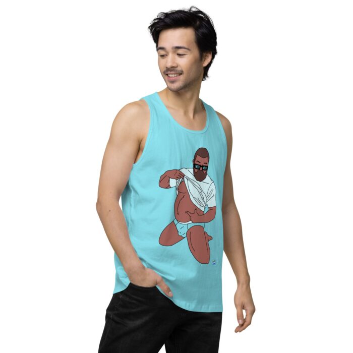 Men’s premium tank top - Belly Pride - Image 54
