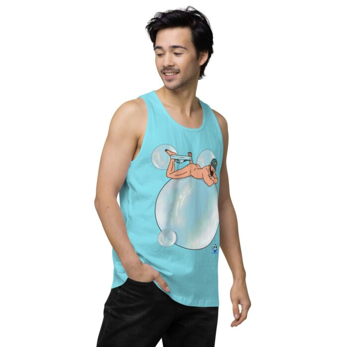Men’s premium tank top - Bubbles - Image 53