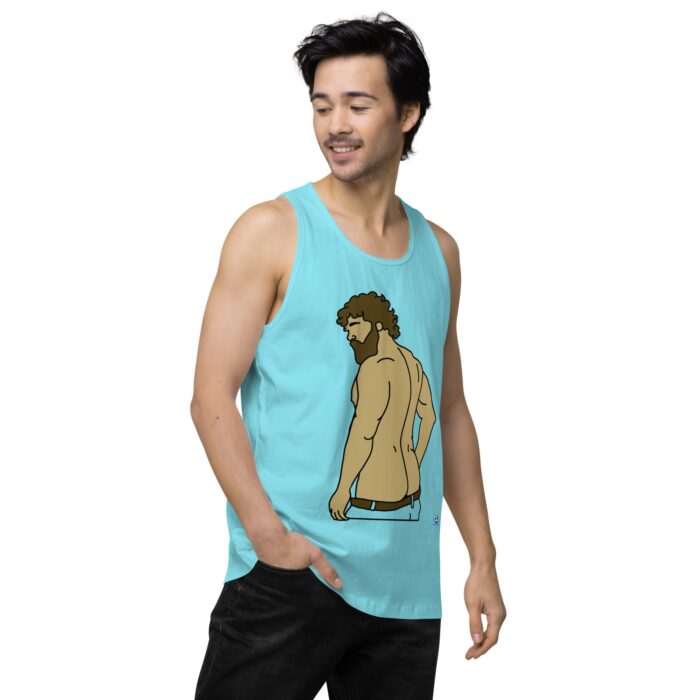 Men’s premium tank top - Curly Hair and All that Ass - Image 53