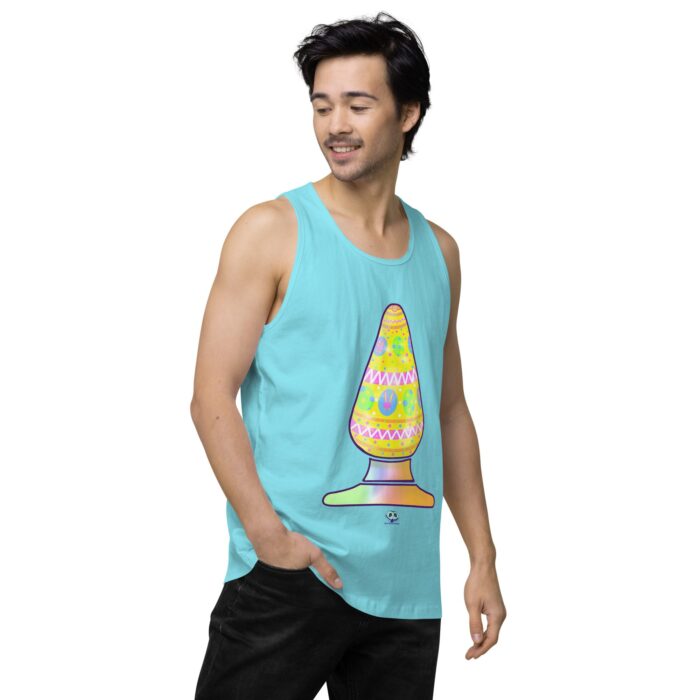Men’s premium tank top - Easter Egg Butt Plug - Image 44