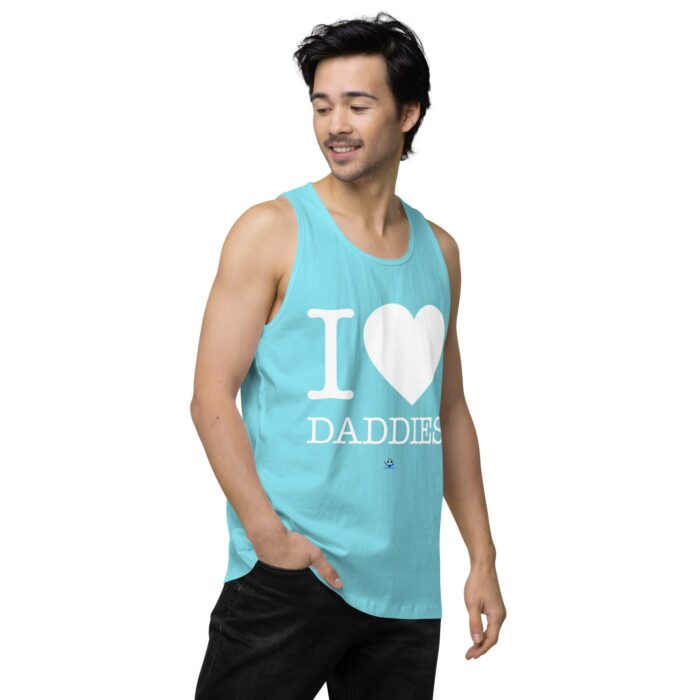 Men’s premium tank top - I Heart Daddies - Image 53