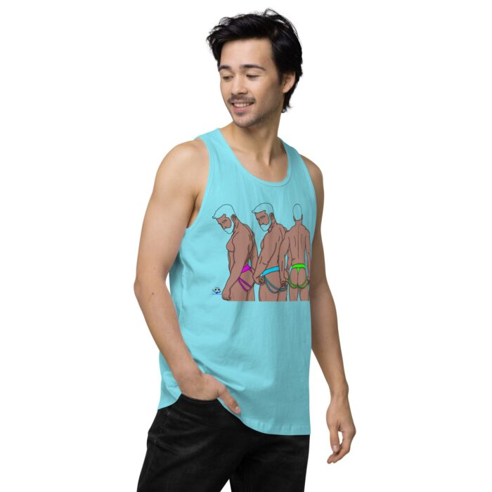 Men’s premium tank top - Neon Jocks - Image 53
