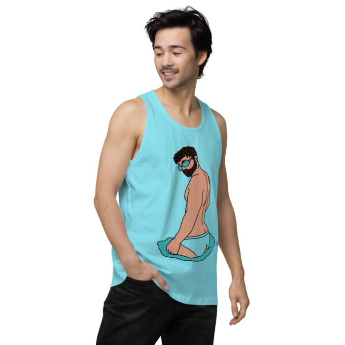 Men’s premium tank top - Pool Boy - Image 53
