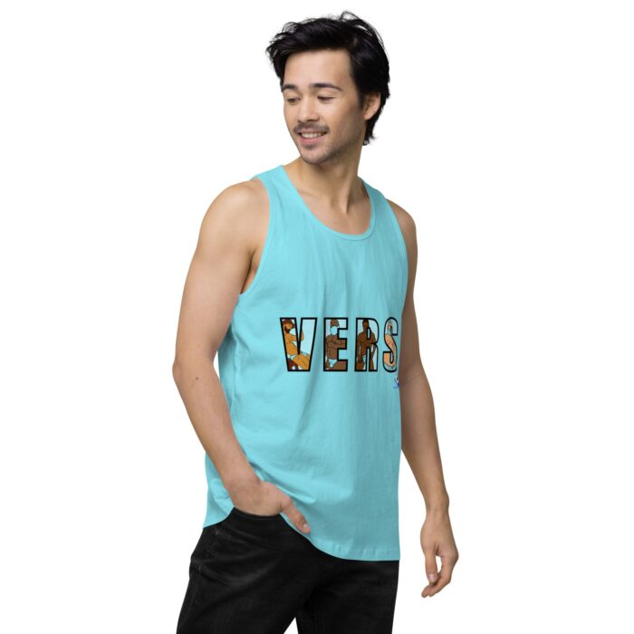 Men’s premium tank top - VERS Cutout - Image 53