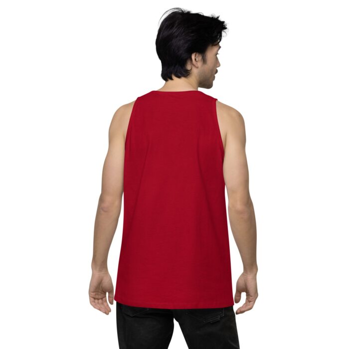 Men’s premium tank top - Pop Art Soccer Player - Image 16