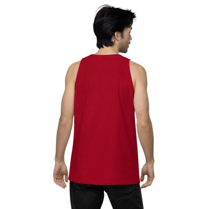 Men’s premium tank top - Safe with me - Image 16