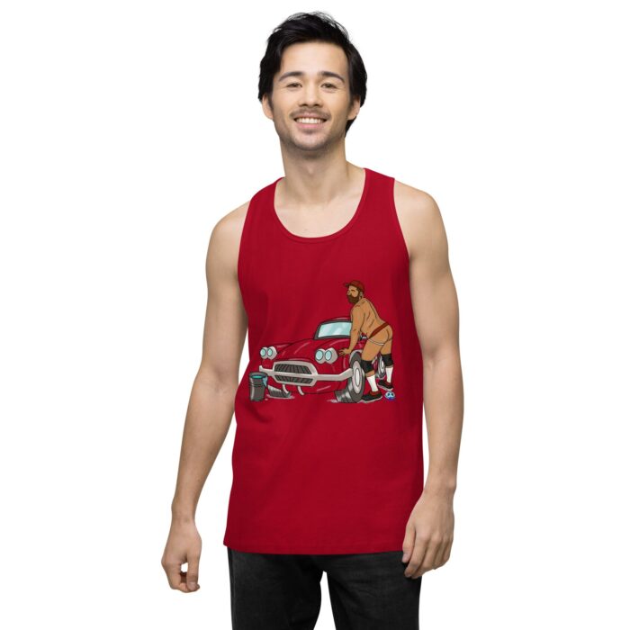 Men’s premium tank top - Car Wash - Image 7