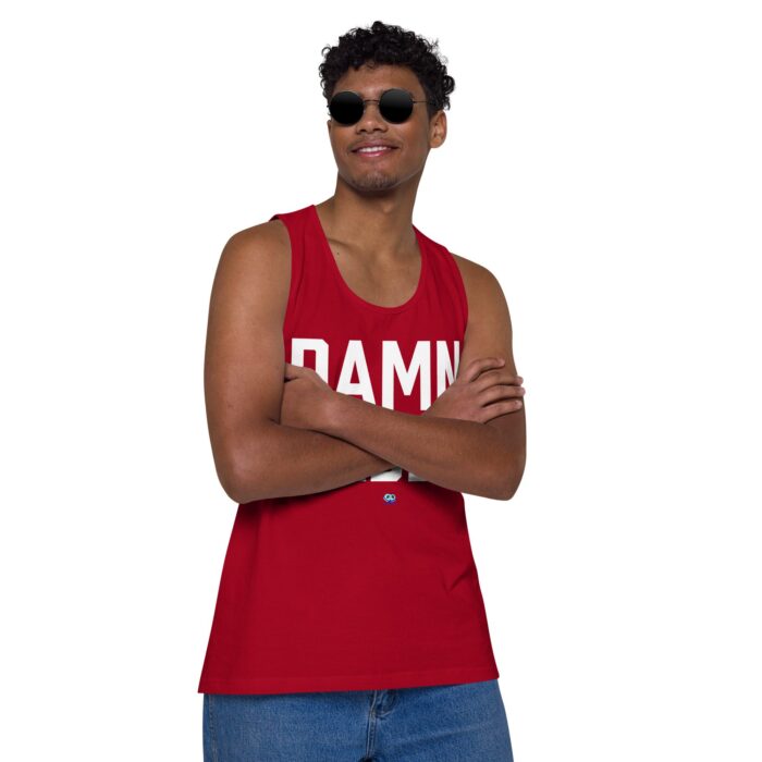 Men’s premium tank top - Damn Daddy - Image 11