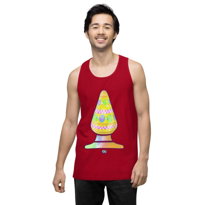 Men’s premium tank top - Easter Egg Butt Plug - Image 8