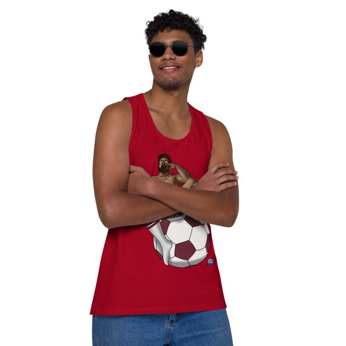 Men’s premium tank top - Futbal / Soccer - Image 11