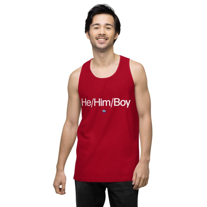 Men’s premium tank top - He/Him/Boy - Image 13