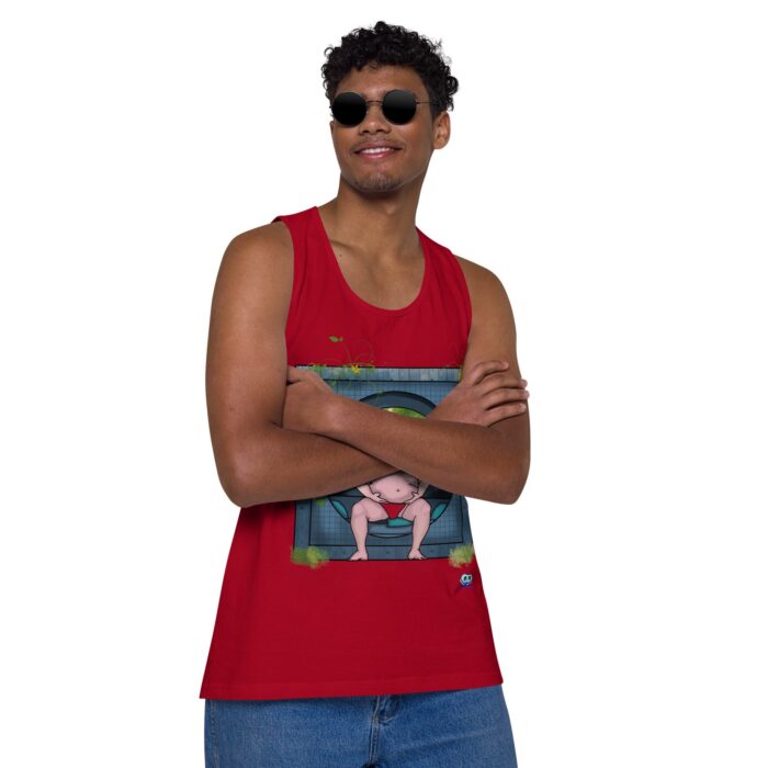Men’s premium tank top - Heavy Meditation - Image 7