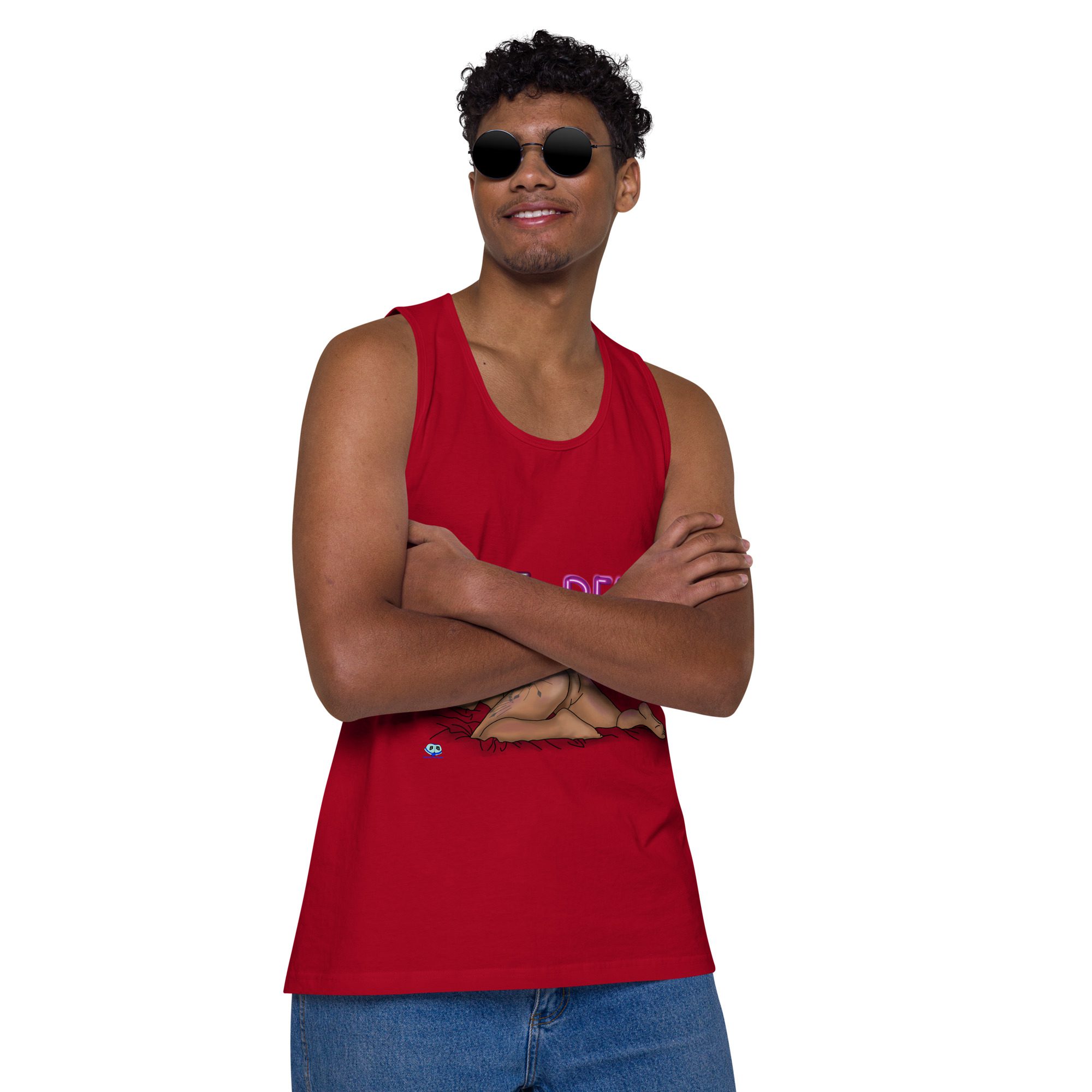Men’s premium tank top - Hot and Ready - Image 6