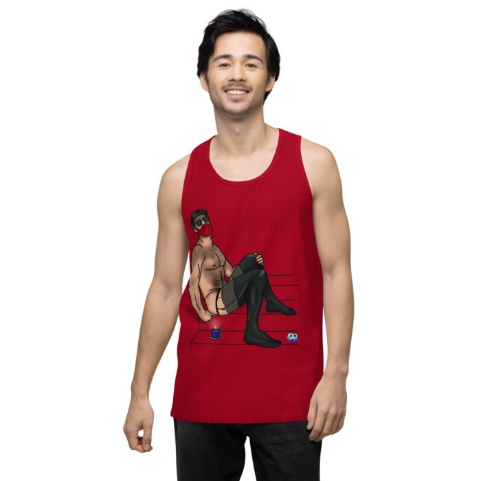 Men’s premium tank top - Leather and Lace - Image 13