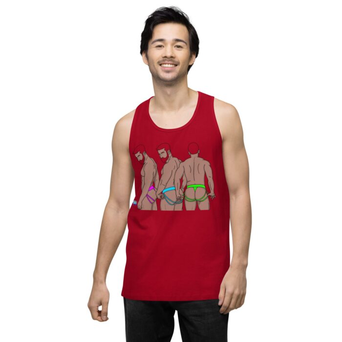 Men’s premium tank top - Neon Jocks - Image 13