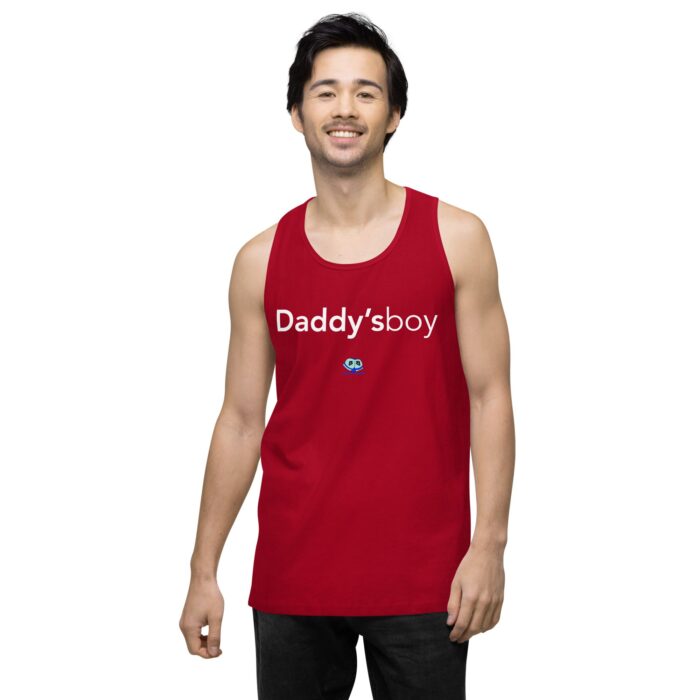 Men’s premium tank top - Daddys Boy - Image 13