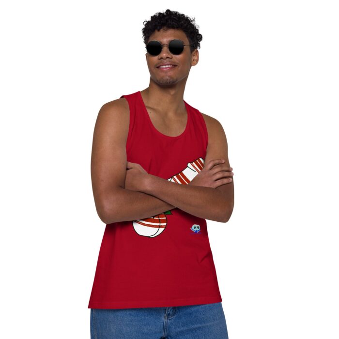 Men’s premium tank top - Peppermint Dick - Image 11