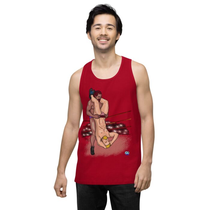 Men’s premium tank top - Pile Driver - Image 6