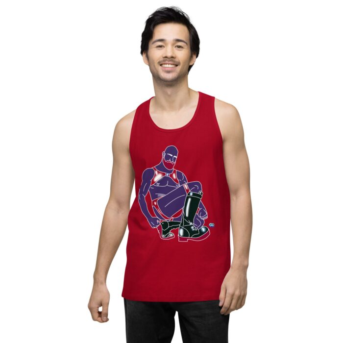 Men’s premium tank top - Rubber Daddy - Image 13