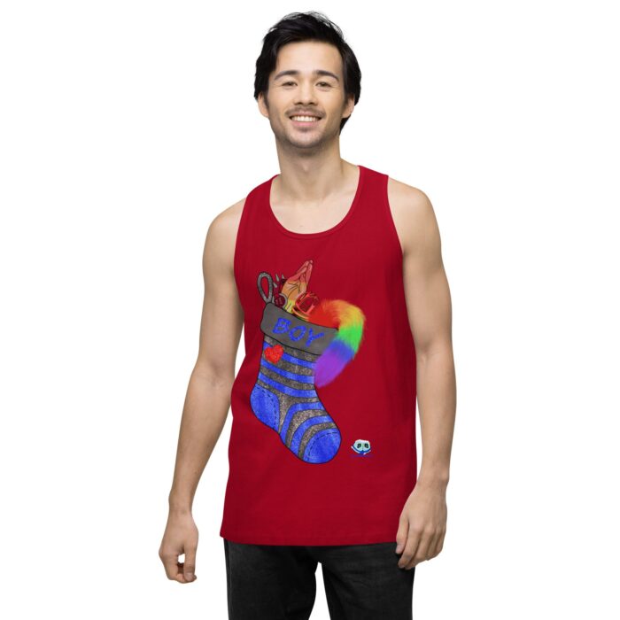 Men’s premium tank top - Stuffed - Image 12