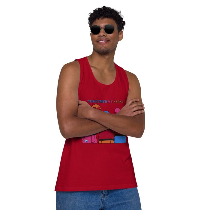 Men’s premium tank top - Together We Stand - Image 7