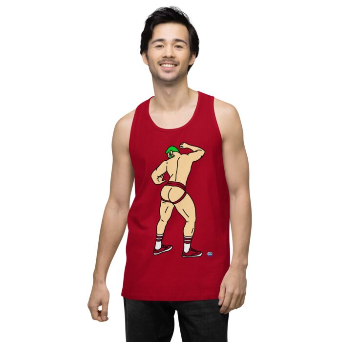 Men’s premium tank top - Up Against The Wall - Image 13