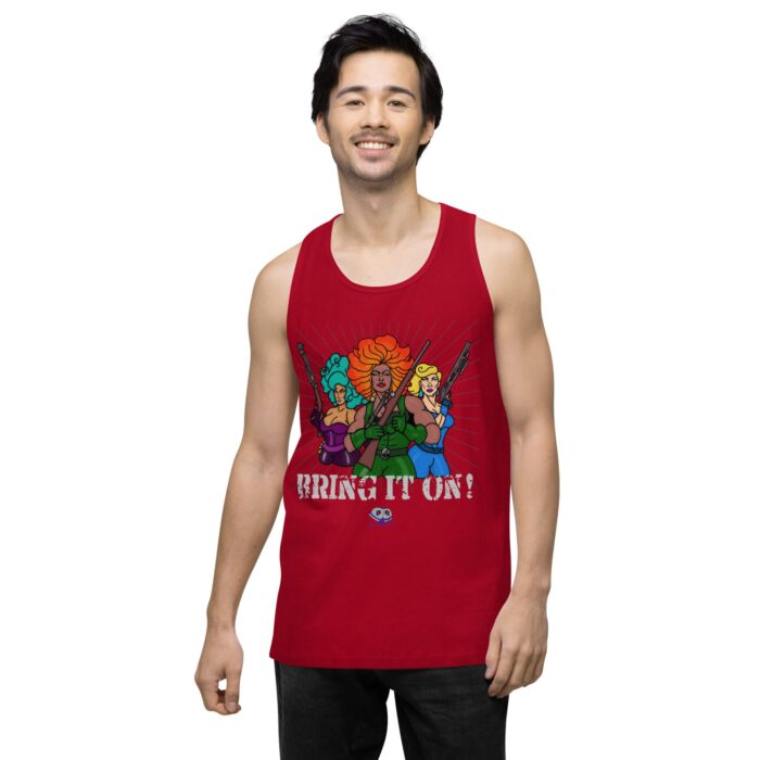 Men’s premium tank top - War on Drag - Image 12