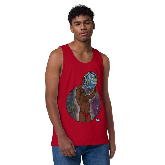 Men’s premium tank top - Atlas - Image 4