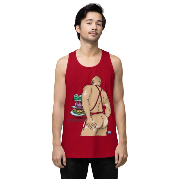 Men’s premium tank top - Cakes - Image 6